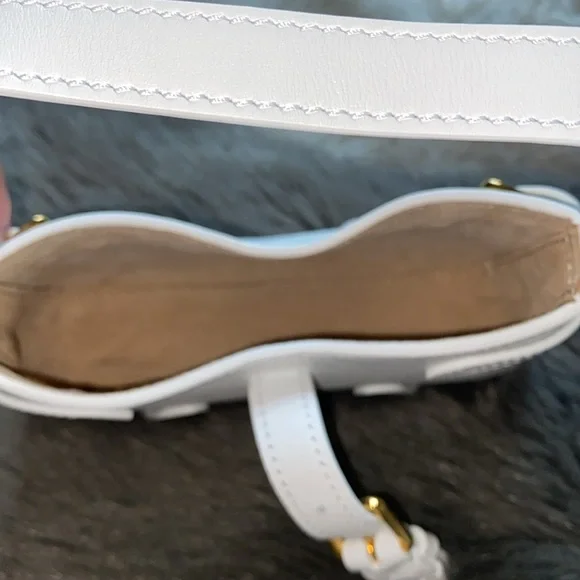 💎Altuzarra💎 NWT Mini Play Leather Baguette Bag, Optic White